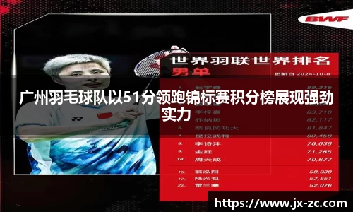 广州羽毛球队以51分领跑锦标赛积分榜展现强劲实力